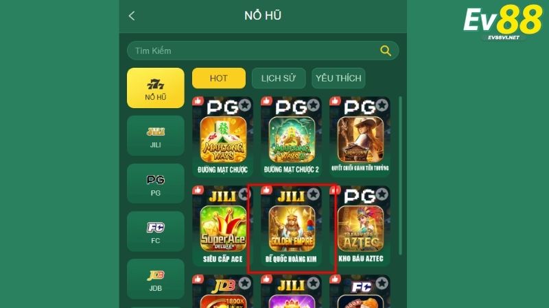 Giới thiệu đôi nét về Đế Quốc Hoàng Kim EV88