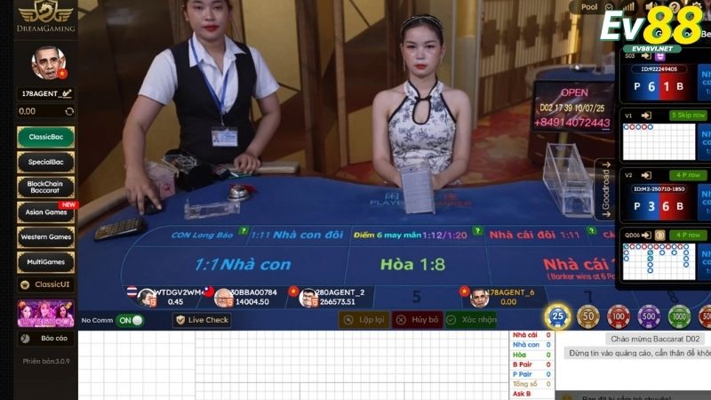 Giới thiệu về Baccarat EV88