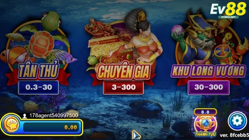 Kinh nghiệm chơi Bắn Cá Rồng tại EV88