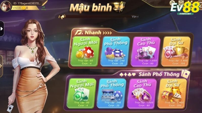 Mậu Binh EV88 hay còn được gọi Binh Xập Xám