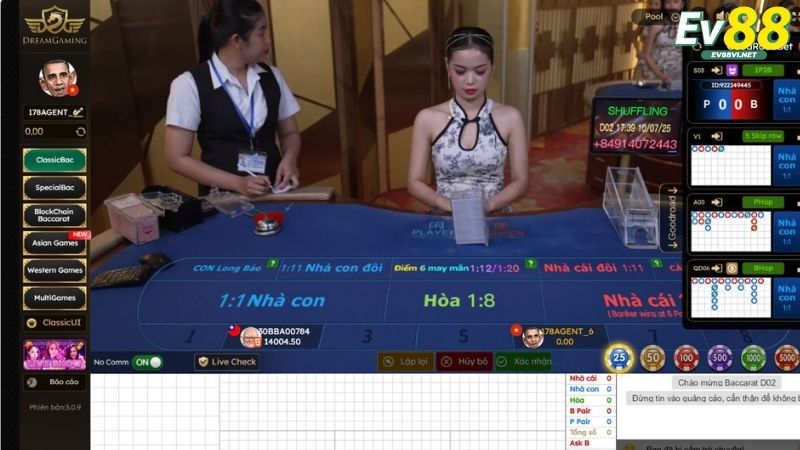 Mẹo chơi Baccarat hiệu quả tại nhà cái EV88