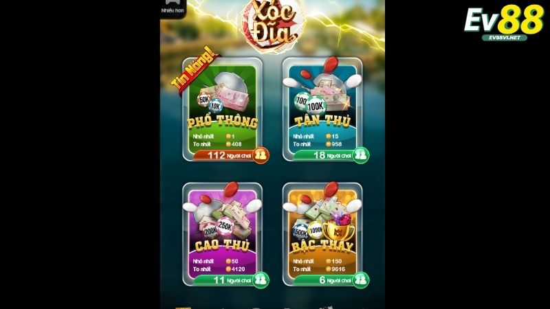 Xóc Dĩa EV88 là gì